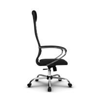 Кресло для руководителя Metta SU-BK-10 (SU-BK131-10) CH / Красный – Красный