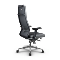 Кресло для руководителя Метта L 1m 50M/4D_17839_Кожа перфорированная NewLeather - Черный_Кожа перфорированная NewLeather - Черный