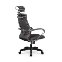 Кресло для руководителя Метта L 2c 44C/K_17831_Кожа перфорированная NewLeather - Черный_Кожа перфорированная NewLeather - Черный