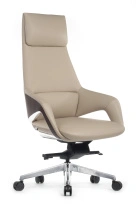 Кресло для руководителя RV Design Aura FK005-A Тёмно-коричневый (3072) натуральная кожа