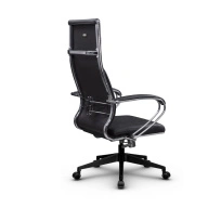 Кресло для руководителя Метта L 1c 44C/K_17832 Кожа перфорированная NewLeather – Черный