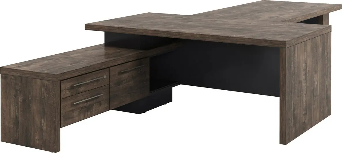 Стол руководителя Torston Т-918.0000л с брифингом 1700 мм Дуб Бунратти