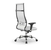Кресло для руководителя Метта L 1m 46/2D_17833_Кожа перфорированная NewLeather - Темно-коричневый_Кожа перфорированная NewLeather - Темно-коричневый