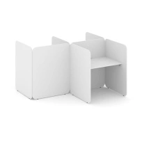 Офисная мебель Bell. Комплект №7 KCB.K-007 Белый Бриллиант 1614×1800×1200