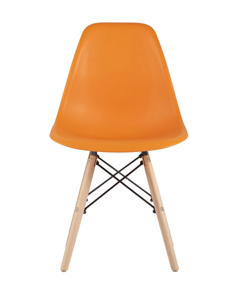 Стул Eames Style DSW оранжевый 4 шт.