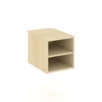 Тумба для документов с двумя открытыми нишами Style Project SN.TP-012 / Тиквуд Светлый / 343×491×352