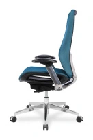 Кресло для руководителя College HLC-2588F/ORANGE Сетка оранжевый / Крестовина алюминий