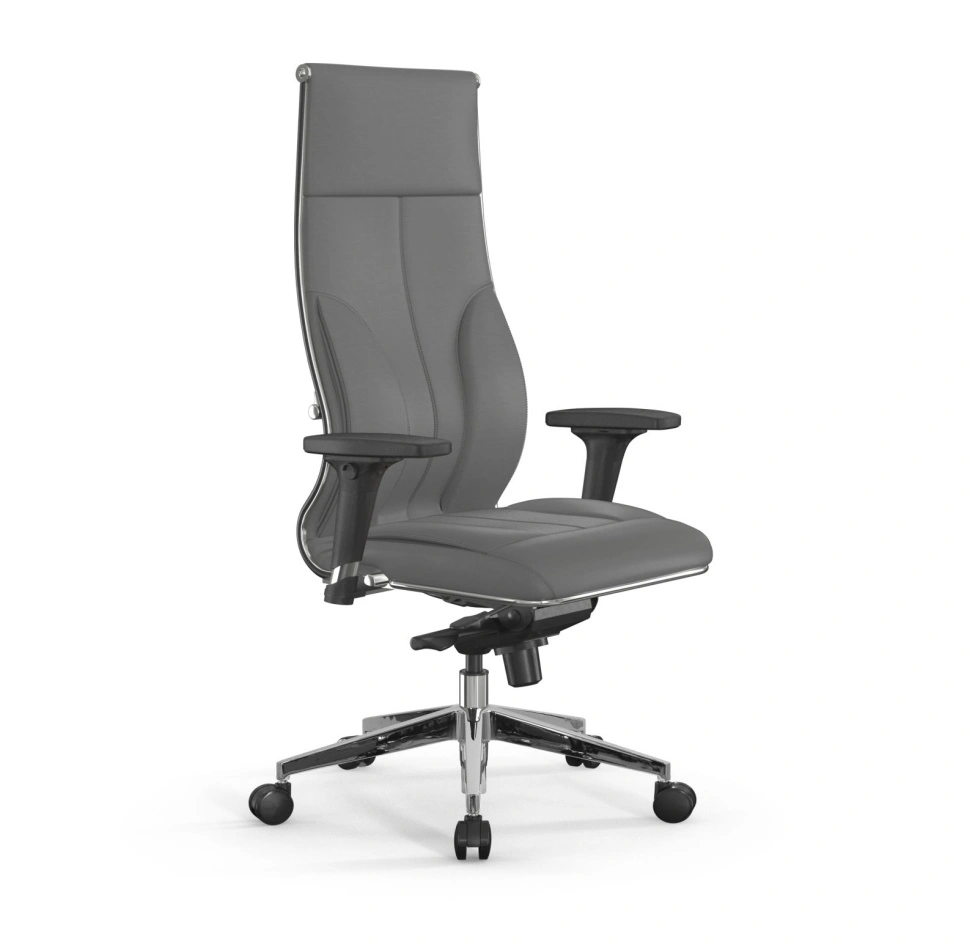 Кресло для руководителя Метта L 1m 46/2D_17839_Infinity Easy Clean_серый