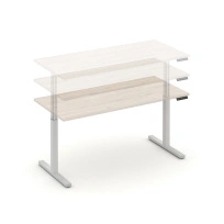 Move up Стол электроподъемный MV.SE-4.7 Тиквуд светлый/Антрацит металл 1580×720×720-1190
