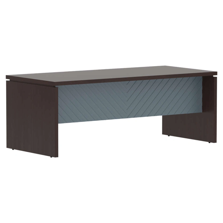 Стол для руководителя TLST 209 Венге Магия Z/Серо-голубой 2000×900×750 TORR LUX