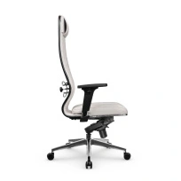 Кресло для руководителя Метта L 1m 40M/2D_17839_Кожа перфорированная NewLeather – Черный