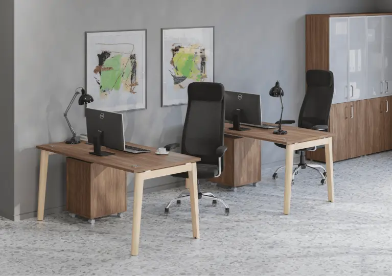 Мебель для персонала Onix Wood цвет Дуб Аризона - Дуб Светлый