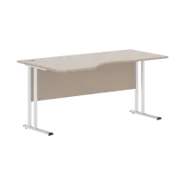 Стол эргономичный СА-1M(L) Мокачино/серебро 1600х900х755 Imago M