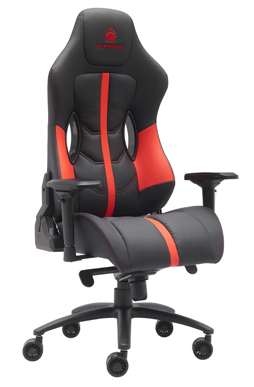 Кресло игровое  Everprof Jaguar Экокожа Красный