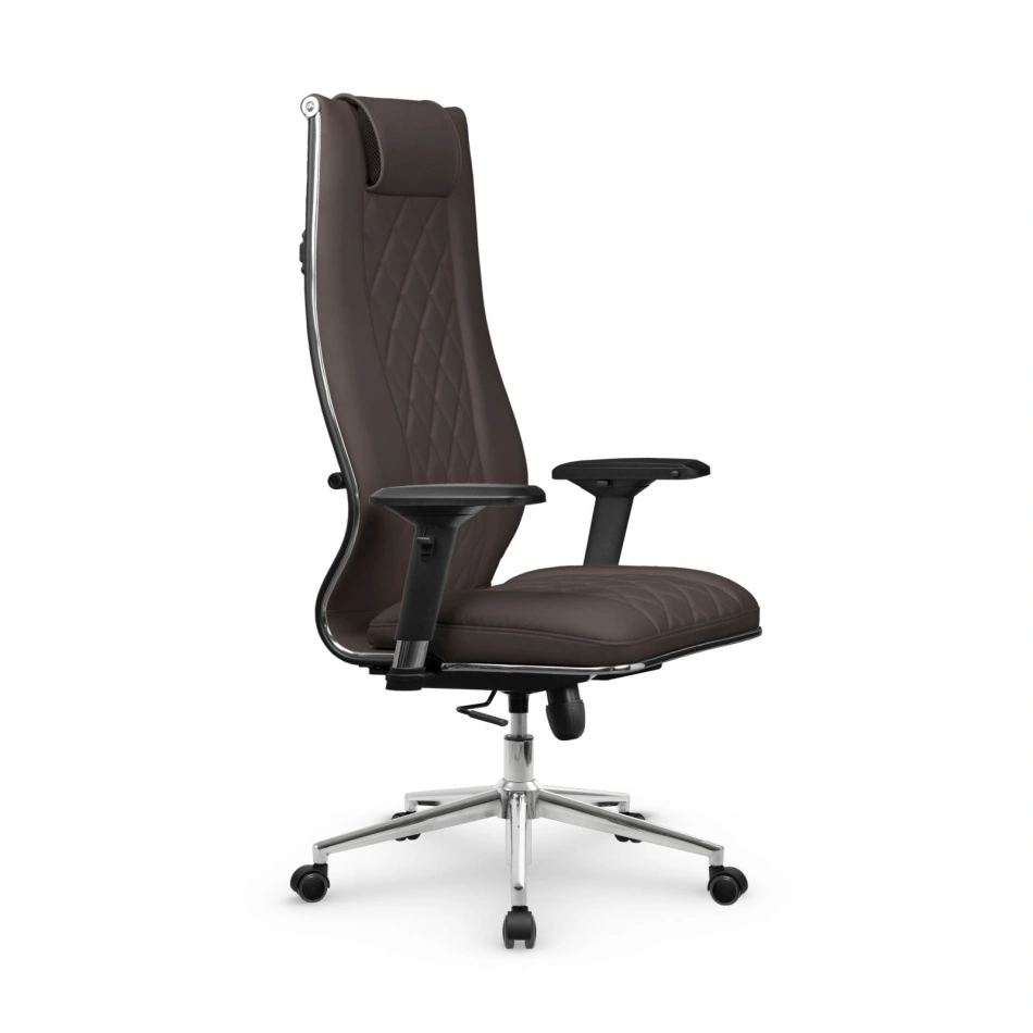 Кресло для руководителя Метта L 1m 50M/4D_17853_Infinity Easy Clean_темно-коричневый