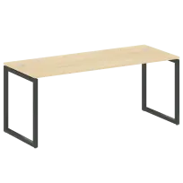 Metal System Quattro Стол офисный на О-образном м/к 40БО.СП-5 Вяз/Мокко металл 1800×720×750