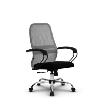 Кресло офисное Metta  SU-CP-8 (SU-СК130-8) CH / Красный – Красный