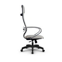 Кресло для руководителя Метта L 1m 42/K_17831_Кожа перфорированная NewLeather – Черный