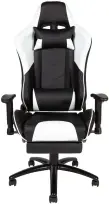 Кресло игровое NORDEN Lotus GTS реклайнер / черно-синяя экокожа/ стальная крестовина