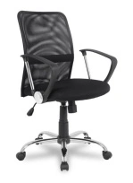 Кресло офисное College H-8078F-5/BROWN Коричневый акрил / Крестовина хром