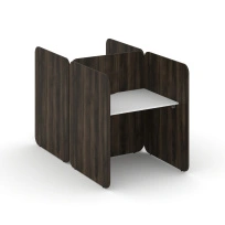 Офисная мебель Bell. Комплект №14 KCB.K-014 Тиквуд Светлый/Белый Бриллиант 1016×1800×1200