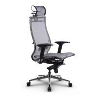 Кресло для руководителя Samurai S-3.051 Infinity Easy Clean черный плюс