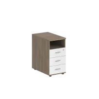 Тумба для документов приставная без топа Sigma / 400×600×725 / Корпус: Дуб темный; Фасады: Дуб темный / SG.511.OD.OD