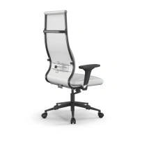 Кресло для руководителя Метта L 1m 46/2D_17832_Кожа перфорированная NewLeather - Темно-коричневый_Кожа перфорированная NewLeather - Темно-коричневый