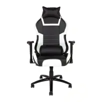 Кресло игровое NORDEN Lotus PRO carbon / черно - красная экокожа/ стальная крестовина