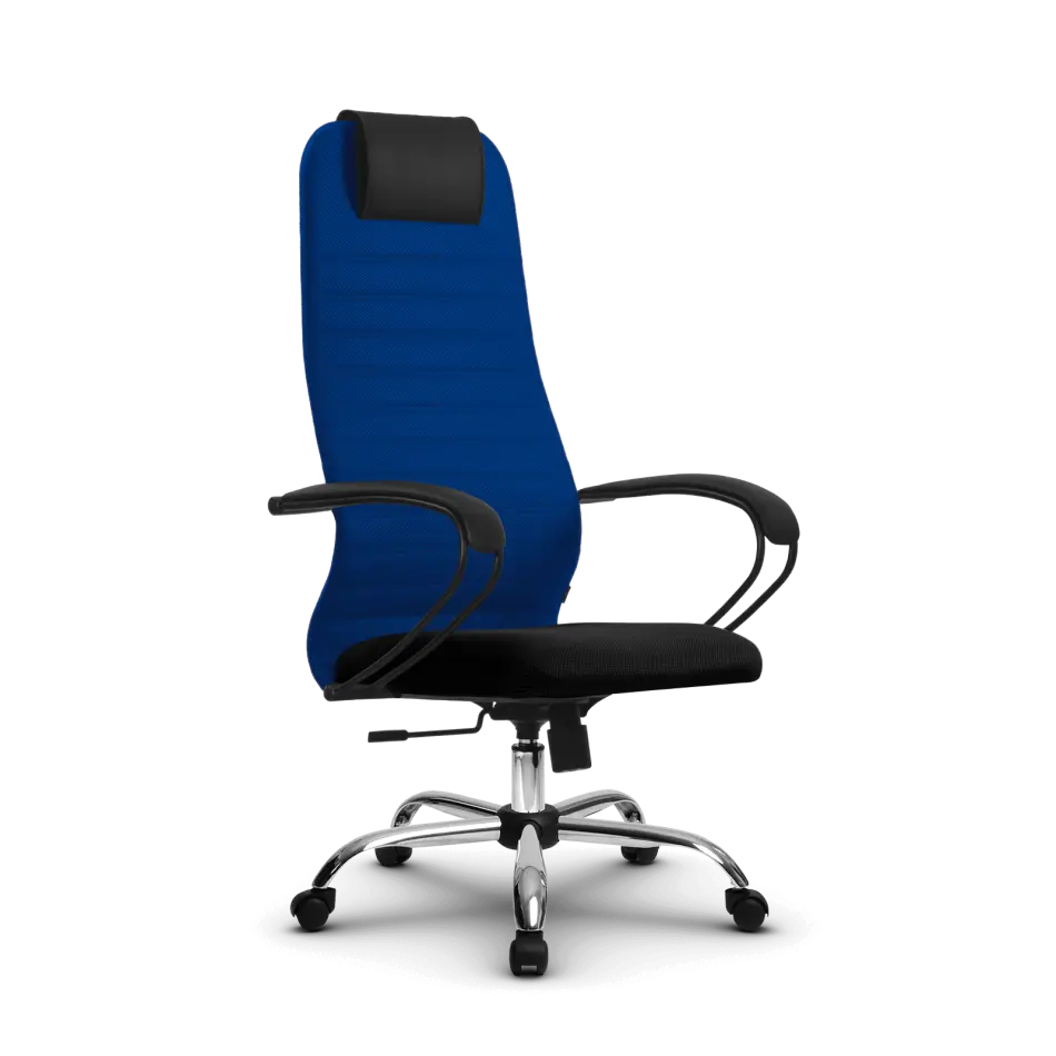 Кресло для руководителя Metta SU-BP-10 (SU-BK130-10) CH / Синий