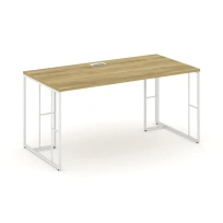 Стол для руководителя Rift Direct RF.SR-024 Дуб Табак / Металл Черный 1580×800×750