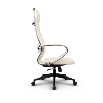 Кресло для руководителя Метта L 1c 44B/K_17832 Кожа перфорированная NewLeather – Черный