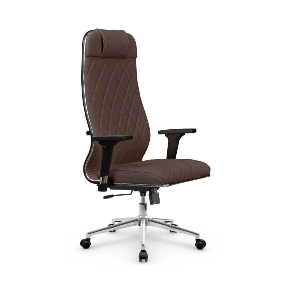 Кресло для руководителя Метта L 1m 40M/2D_17852_Infinity Easy Clean_темно-коричневый