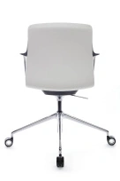 Корпус кресла Plaza-M FK004-B12 Белый (6207) натуральная кожа