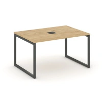 Стол для переговоров Style Project SN-4O.SPRG-003 Акация Лорка/Металл Черный 1380×980×750