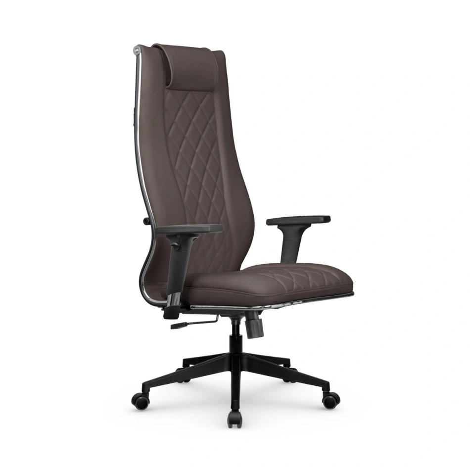 Кресло для руководителя Метта L 1m 50M/2D_17832_Infinity Easy Clean_темно-коричневый
