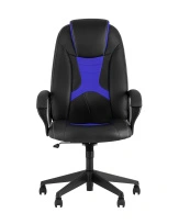 Кресло игровое TopChairs ST-CYBER 9 черный/зеленый