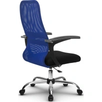 Кресло офисное Metta  SU-CM-8P (SU-СU160-8P) CH / Красный – Красный