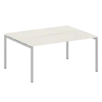 Metal System Quattro Перег. стол (1 столешница) на П-образном м/к 40БП.ПРГ-1.4 Акация/Антрацит металл 1600*1235*750