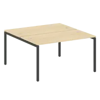 Metal System Quattro Р. ст. на П-образном м/к 40БП.РАС-СП-2.3 Акация/Антрацит металл 1400*1475*750