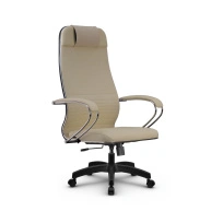 Кресло для руководителя Метта L 1m 38K2/K_17831_Кожа перфорированная NewLeather – Черный
