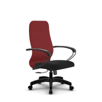 Кресло офисное Metta  SU-CP-10 (SU-СК130-10) PL / Красный – Красный