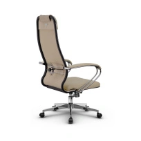 Кресло для руководителя Метта L 1m 38K2/K_17834_Кожа перфорированная NewLeather – Черный