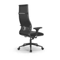 Кресло для руководителя Метта L 1m 46/2D_17832_Кожа перфорированная NewLeather - Темно-коричневый_Кожа перфорированная NewLeather - Темно-коричневый