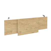 Onix Direct Царга для стола руководителя O.M-CSR-4 Тиквуд светлый/Антрацит металл 1340×450×54