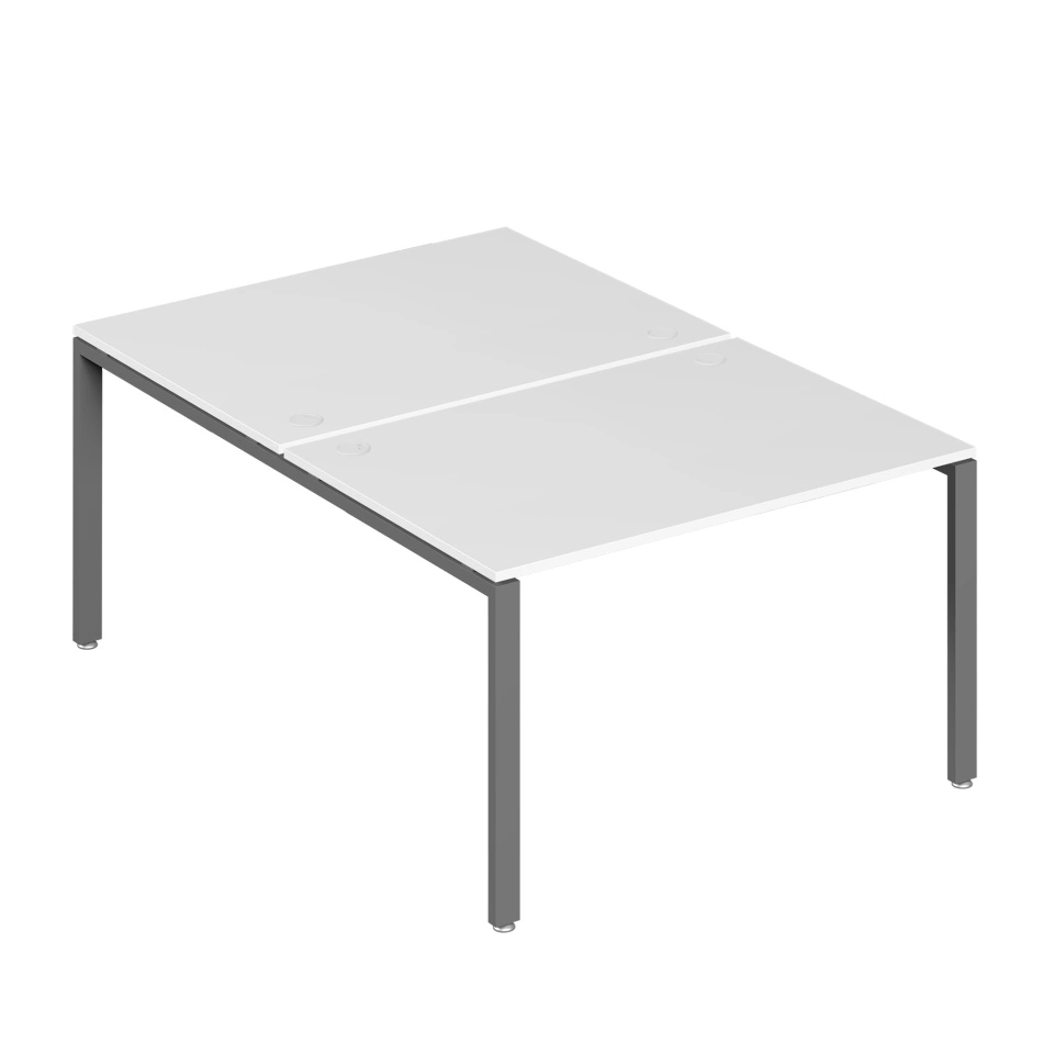 Бенч-система на 2 места Trend Metal TDM32218145 белый
