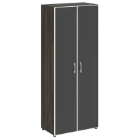 Шкаф LT.ST-1.10 R black Yalta / Дуб Мали – Стекло Black 800×450×1987