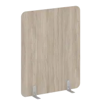 R-line Перегородки на металлических опорах на фетровых подпятниках DP.F-120-150 Тиквуд тёмный/Серый металл 1200×18×1500