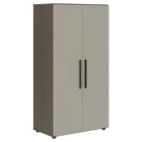Шкаф для документов средний широкий VMCS 80.1 Яшма черный/Кобра 800×430×1517 VELION
