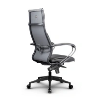 Кресло для руководителя Метта L 1m 46/K_17840_Кожа перфорированная NewLeather - Темно-коричневый_Кожа перфорированная NewLeather - Темно-коричневый